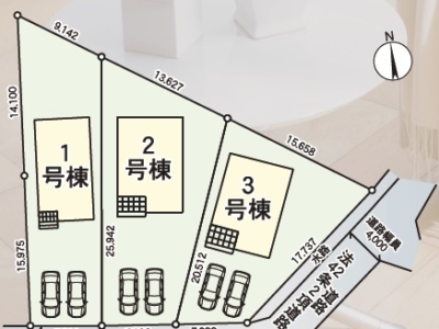 沼津市西椎路第7　新築戸建全3棟